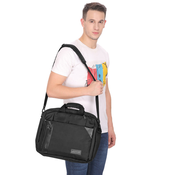 Suntop Dexter 3 Way Shoulder/ Hand Bag 16L Laptop Backpack(Black) - testSuntop