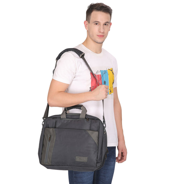 Suntop Dexter 3 Way Shoulder/Hand Bag 16 L Laptop BackpackŒæ(Grey) - testSuntop