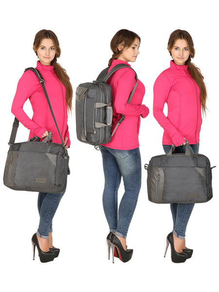 Suntop Dexter 3 Way Shoulder/Hand Bag 16 L Laptop BackpackŒæ(Grey) - testSuntop