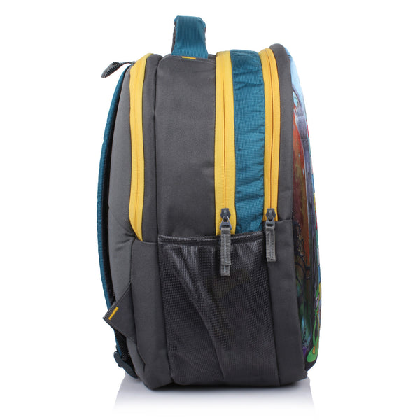 Suntop Snakes & Ladder Game 27 L Free Size Backpack(Grey) - testSuntop