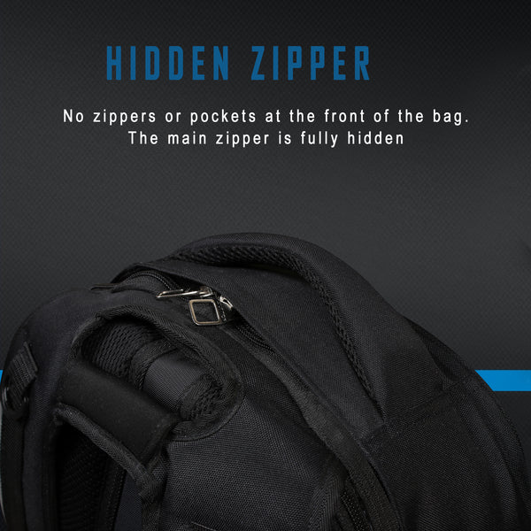 Suntop Anti-Theft TechShield USB Backpack (Black) - testSuntop