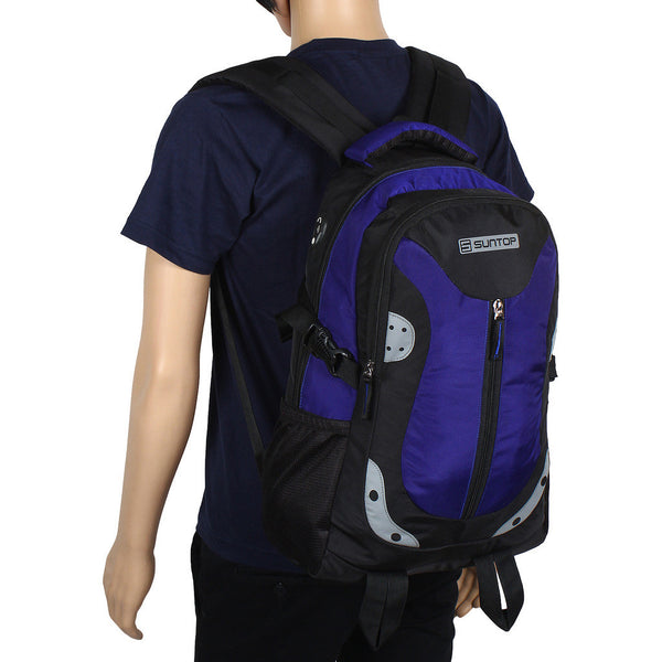 Suntop Neo 9 26 L Medium Backpack(Black and Indigo Blue) - testSuntop