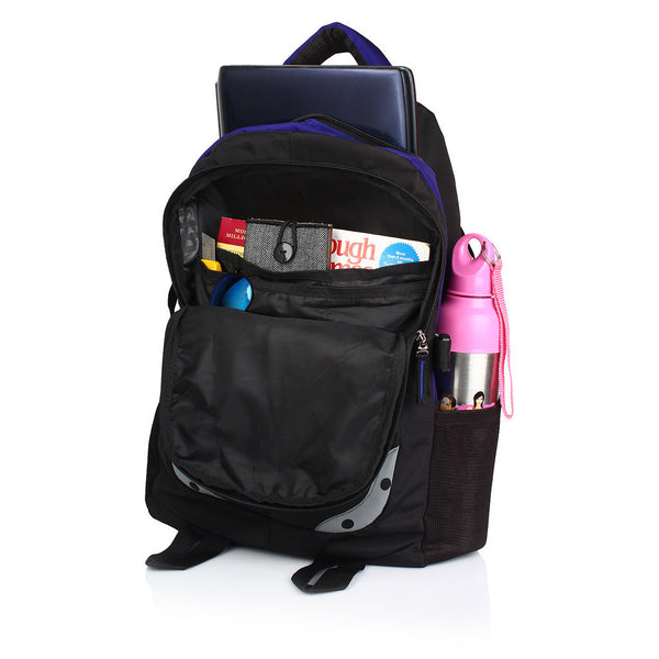 Suntop Neo 9 26 L Medium Backpack(Black and Indigo Blue) - testSuntop
