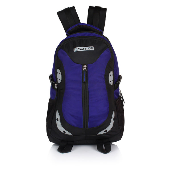 Suntop Neo 9 26 L Medium Backpack(Black and Indigo Blue) - testSuntop