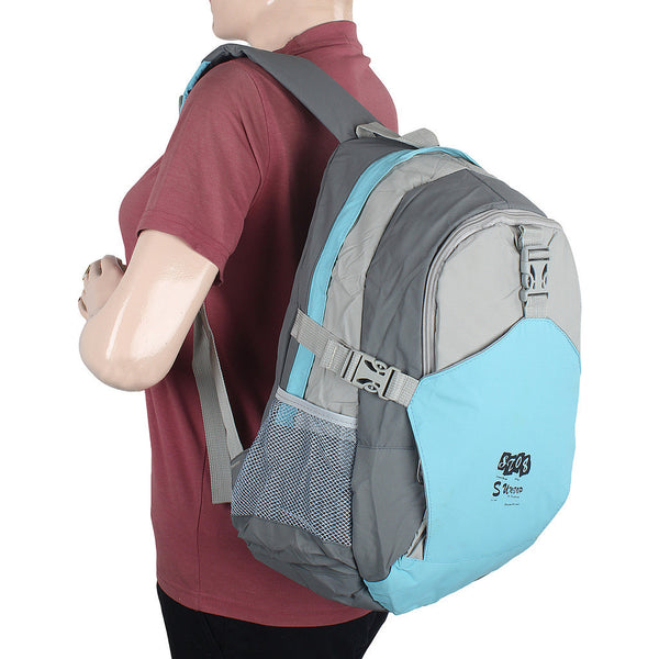 Suntop A11 19 L Backpack(Sky Blue and Grey) - testSuntop