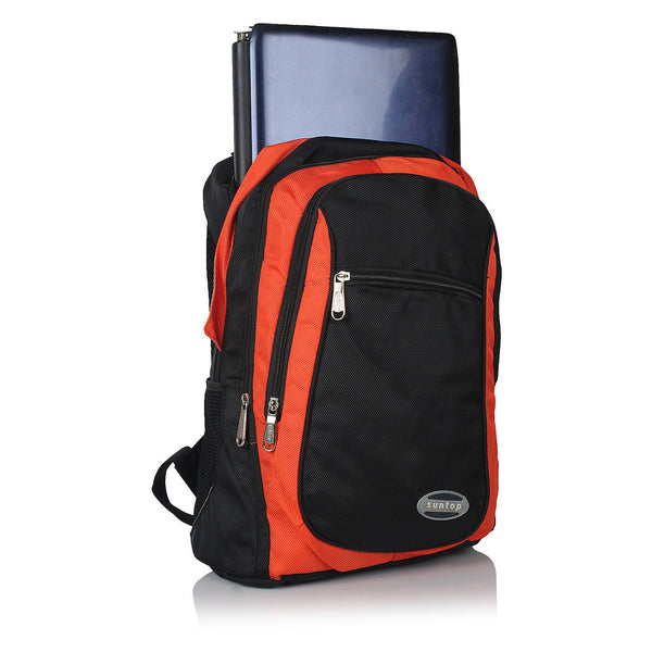 Suntop A13 19 L Backpack(Black and Orange) - testSuntop