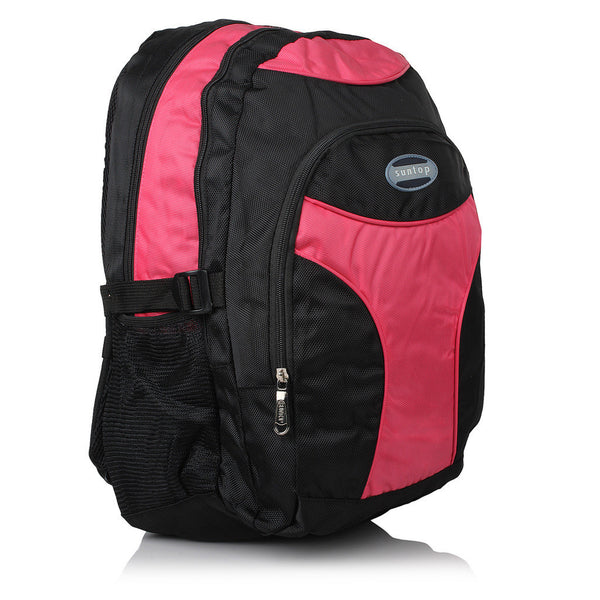 Suntop A14 24 L Backpack(Black and Pink) - testSuntop