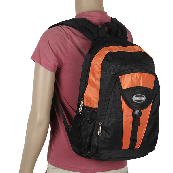 Suntop A16 21 L Backpack(Black and Orange) - testSuntop