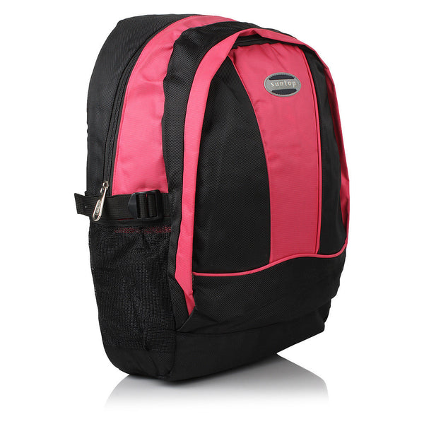 Suntop A17 22 L Backpack(Black and Pink) - testSuntop