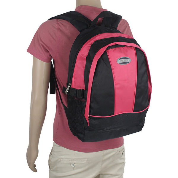 Suntop A17 22 L Backpack(Black and Pink) - testSuntop
