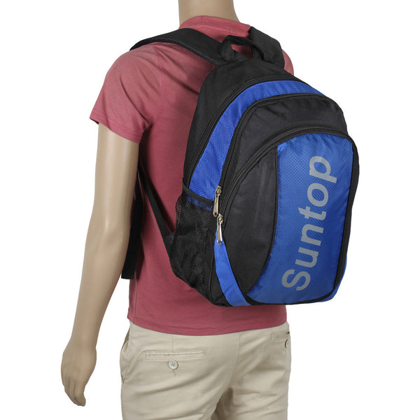 Suntop A19 21 L Backpack(Black and Blue) - testSuntop