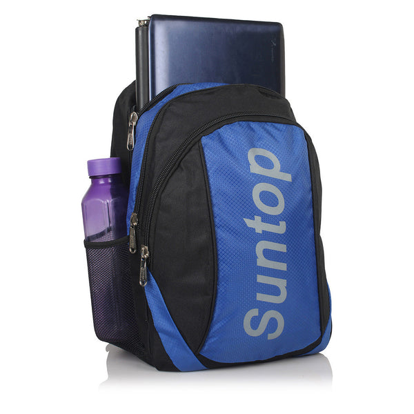 Suntop A19 21 L Backpack(Black and Blue) - testSuntop