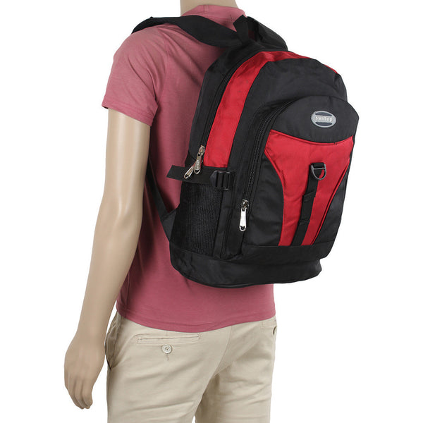 Suntop A23 19 L Backpack(Black and Red) - testSuntop