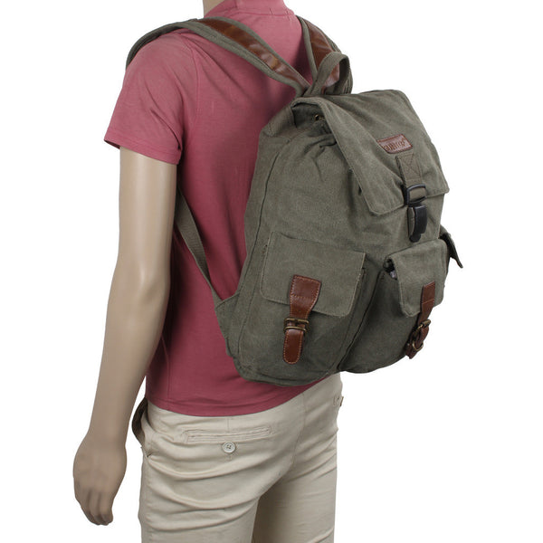 Suntop A28 16 L Backpack(Olive Green and Brown) - testSuntop