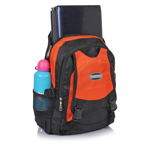 Suntop A32 21 L Backpack(Black and Orange) - testSuntop