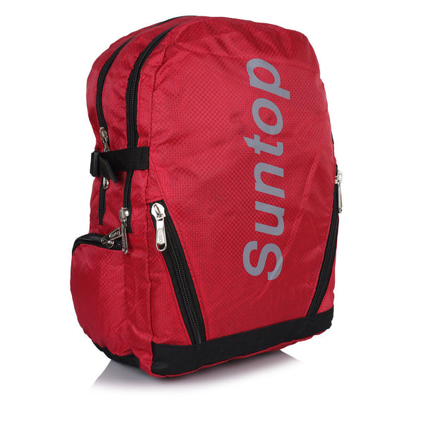 Suntop A34 22 L Backpack(Black and Red) - testSuntop