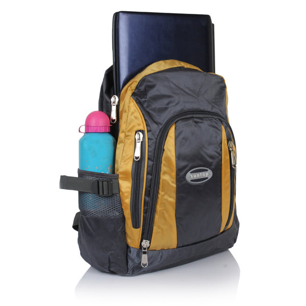 Suntop A38 19 L Backpack(Grey and Green) - testSuntop