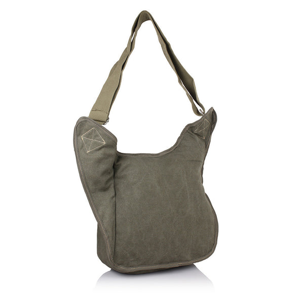 Suntop Men Green Cotton, Canvas Sling Bag(Green) - testSuntop