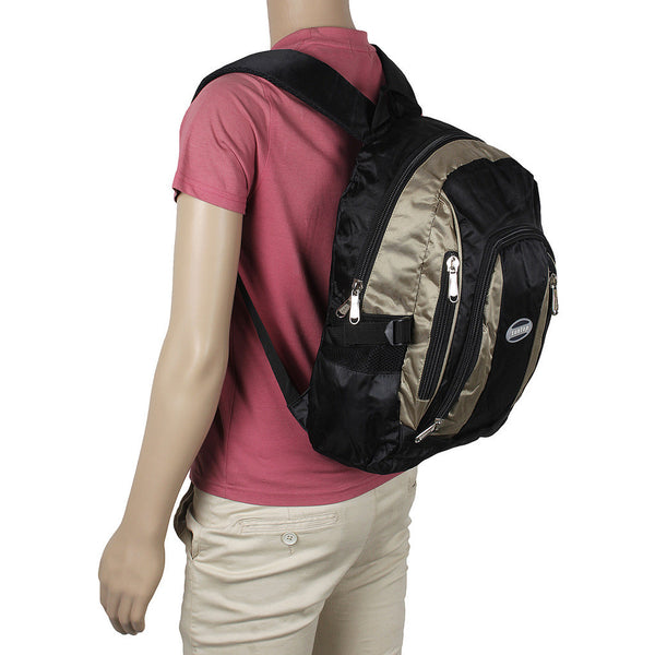 Suntop A56 16 L Backpack(Black and Silver) - testSuntop