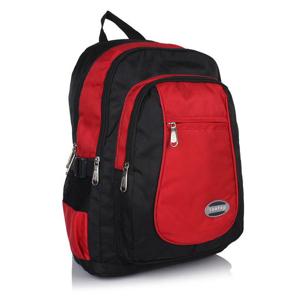 Suntop A58 19 L Backpack(Black and Red) - testSuntop