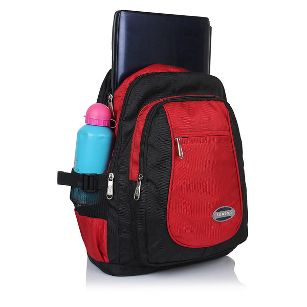 Suntop A58 19 L Backpack(Black and Red) - testSuntop
