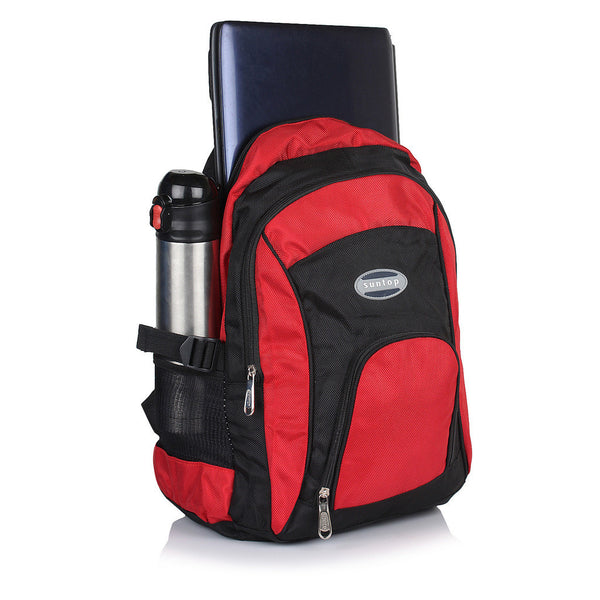 Suntop A63 24 L Backpack(Red and Black) - testSuntop