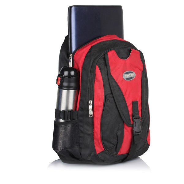 Suntop A79 18 L Backpack(Red and Black) - testSuntop