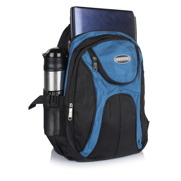 Suntop A80 22 L Backpack(Black and Blue) - testSuntop