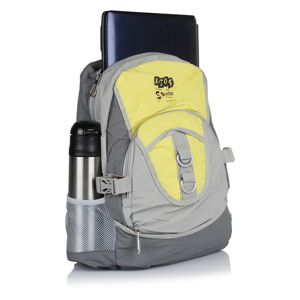 Suntop A90 22 L Backpack(Grey and Yellow) - testSuntop