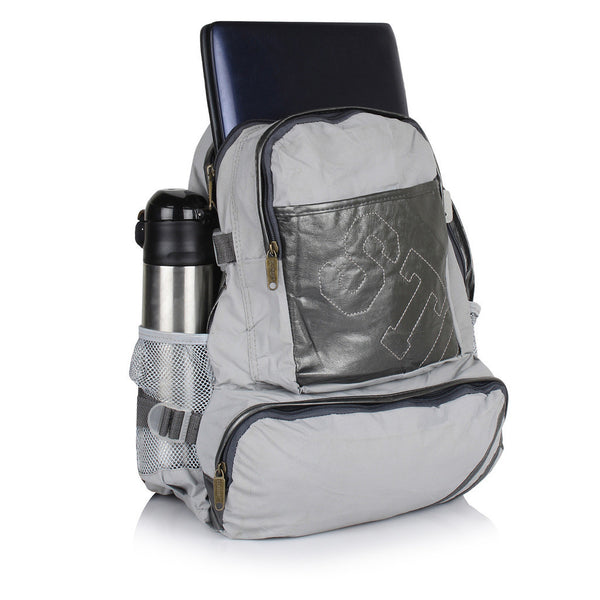 Suntop A95 17 L Backpack(Cream and Silver) - testSuntop