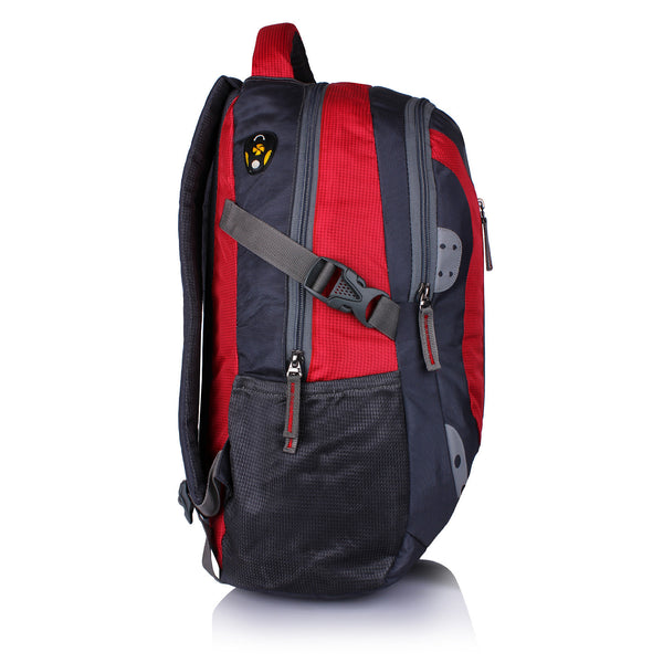 Suntop Neo 9 26 L Medium Backpack(Grey and Red Checks) - testSuntop
