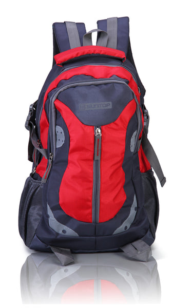 Suntop Neo 9 26 L Medium Backpack(Grey and Red Checks) - testSuntop