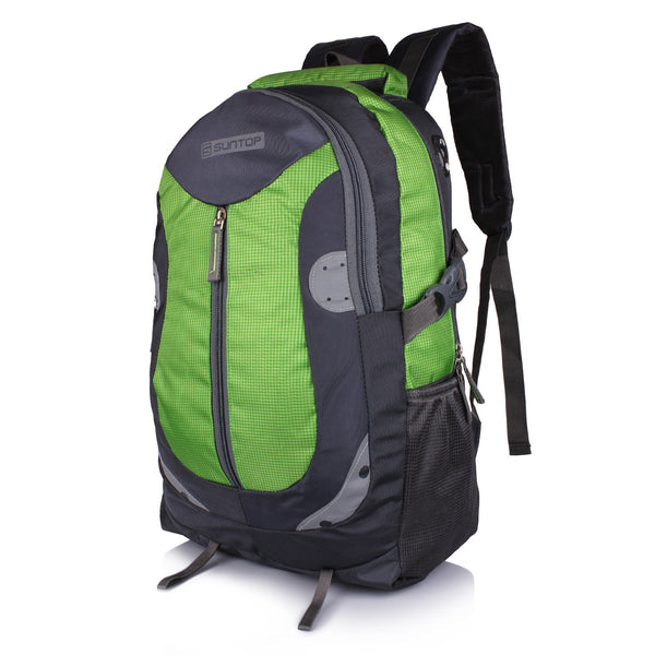 Suntop Neo 9 26 L Medium Backpack(Grey and Green Checks) - testSuntop