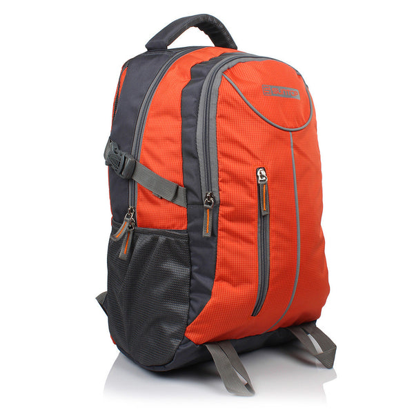 Suntop Neo 7 26 L Medium Backpack(Grey and Orange Checks) - testSuntop