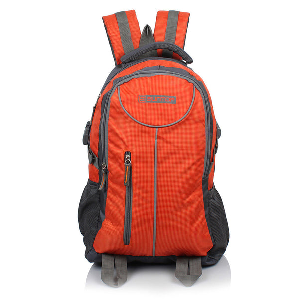 Suntop Neo 7 26 L Medium Backpack(Grey and Orange Checks) - testSuntop