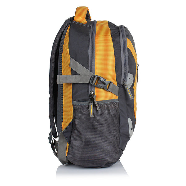 Suntop Neo 9 26 L Medium Backpack(Grey and Yellow Checks) - testSuntop