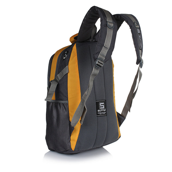 Suntop Neo 9 26 L Medium Backpack(Grey and Yellow Checks) - testSuntop