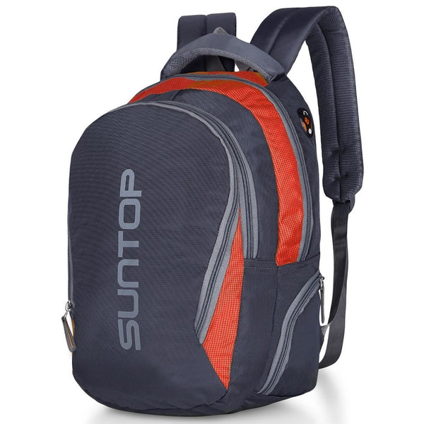 Suntop Neo3 25 L Medium Backpack(Grey and Orange Checks) - testSuntop
