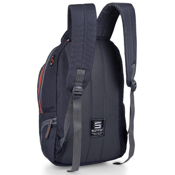 Suntop Neo3 25 L Medium Backpack(Grey and Orange Checks) - testSuntop