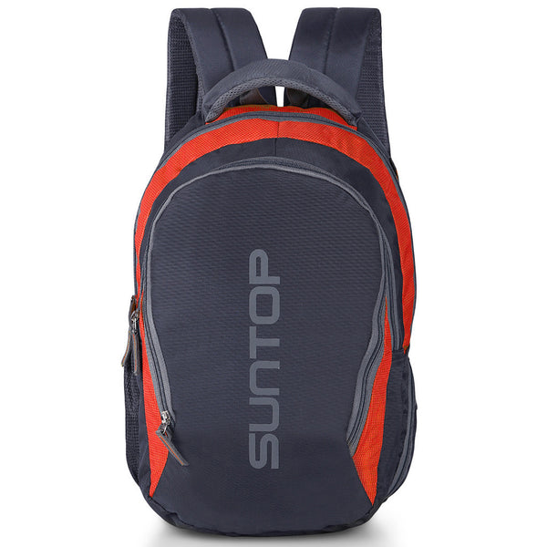 Suntop Neo3 25 L Medium Backpack(Grey and Orange Checks) - testSuntop
