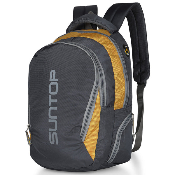 Suntop Neo3 25 L Medium Backpack(Grey and Yellow Checks) - testSuntop