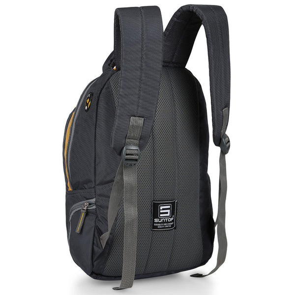 Suntop Neo3 25 L Medium Backpack(Grey and Yellow Checks) - testSuntop