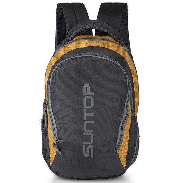 Suntop Neo3 25 L Medium Backpack(Grey and Yellow Checks) - testSuntop