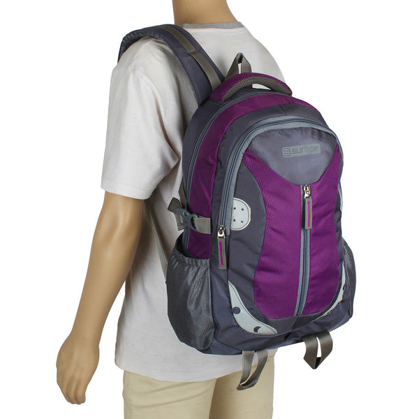 Suntop Neo 9 26 L Medium Backpack(Grey and Purple) - testSuntop