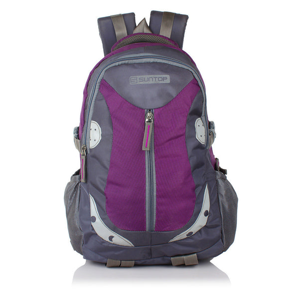 Suntop Neo 9 26 L Medium Backpack(Grey and Purple) - testSuntop