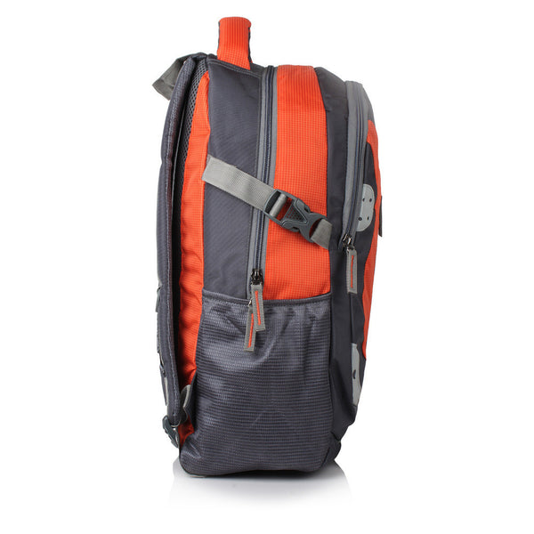 Suntop Neo 9 26 L Medium Backpack(Grey and Orange Checks) - testSuntop