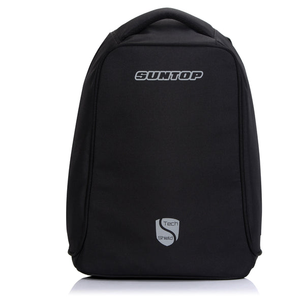 Suntop Anti-Theft TechShield USB Backpack (Black) - testSuntop