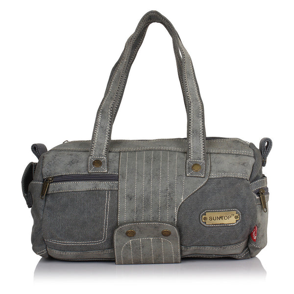 Suntop A26 Canvas and Leather Sling Bag - testSuntop