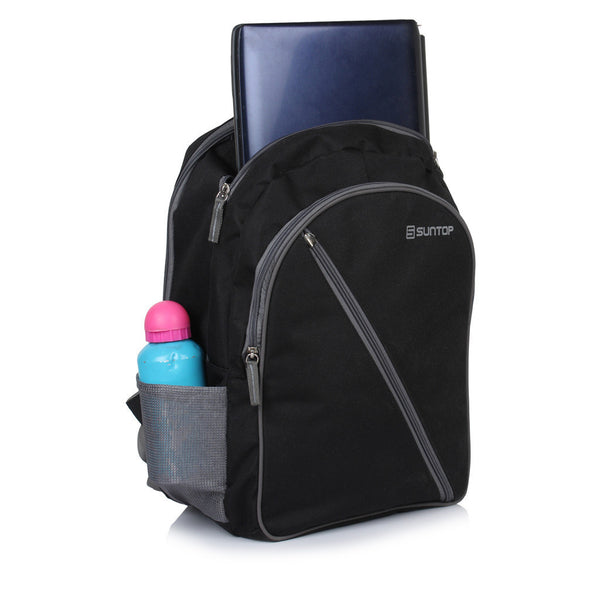 Suntop 17 inch Laptop Backpack(Black) - testSuntop