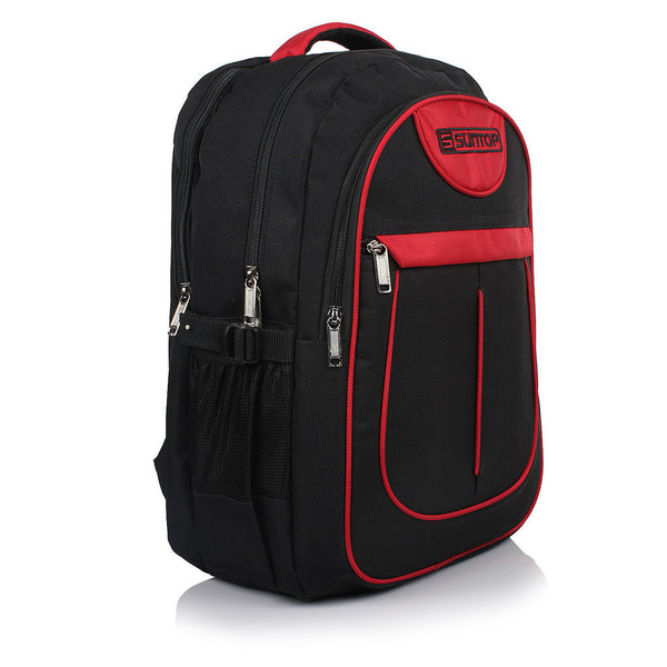 Suntop Glide 32 L Large Laptop Backpack(Black and Red) - testSuntop